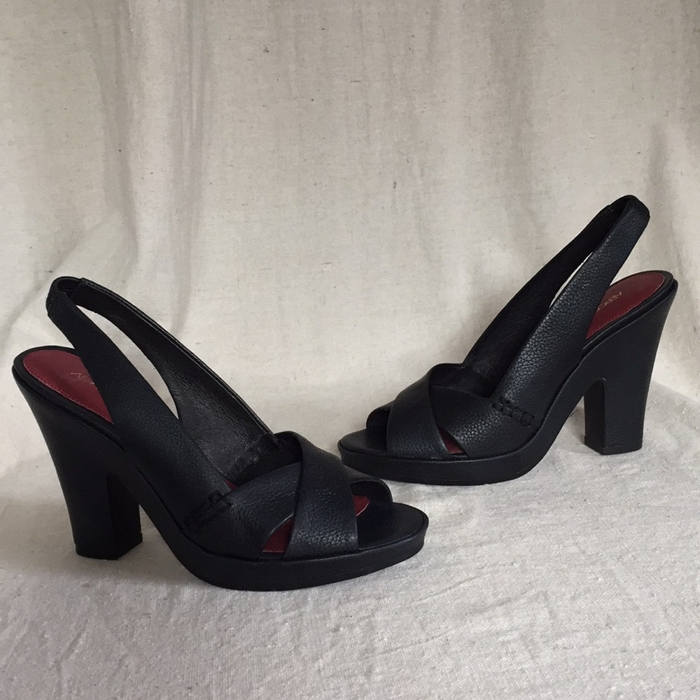 Aerosoles DEMI FINALIST leather platform slingback